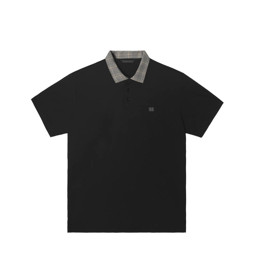 KOLON SPORT Polo Shirts Men's Black/Blk Polo Collar Moderate Other