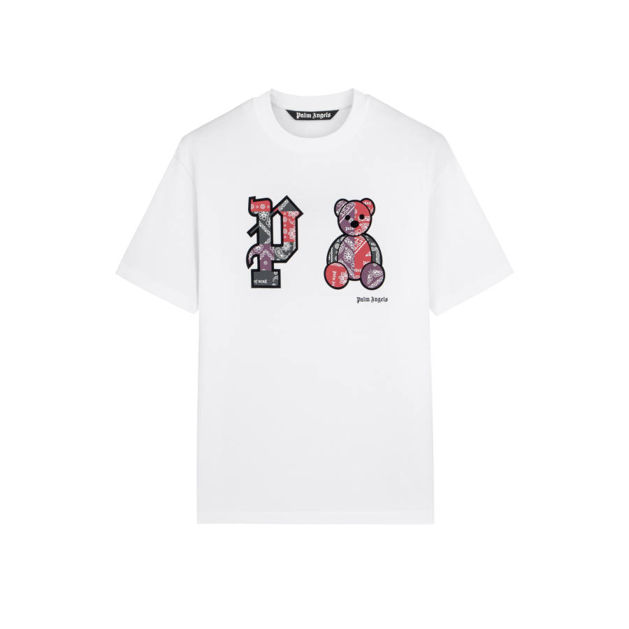 PALM ANGELS T Shirts Unisex Crew Neck Moderate Straight Fit