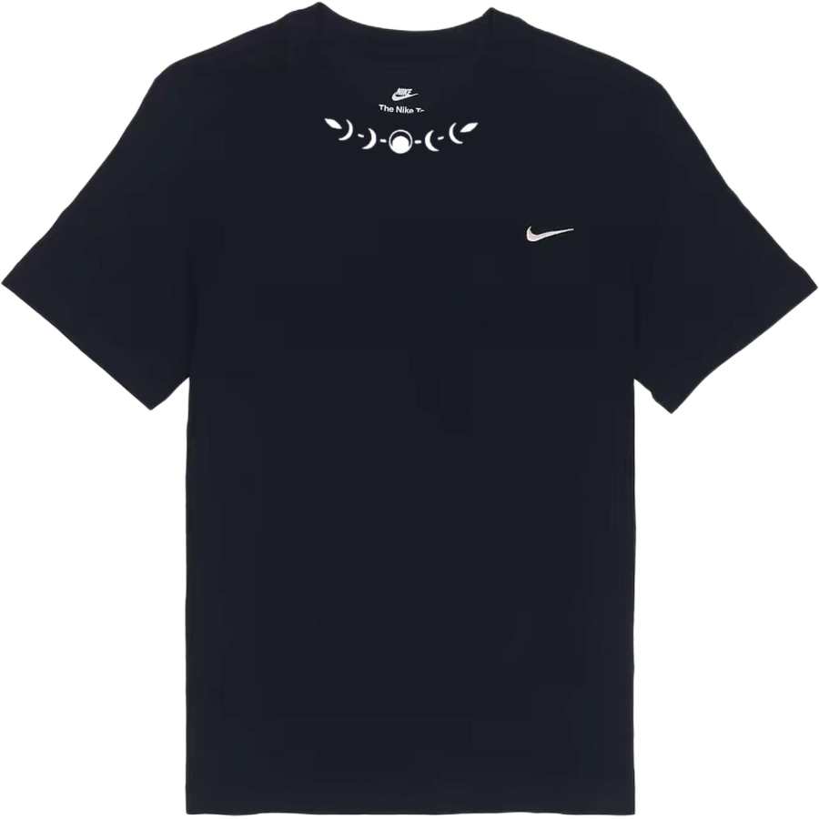 Nike Nike Sportswear T Shirts Unisex Black Crew Neck Straight Fit