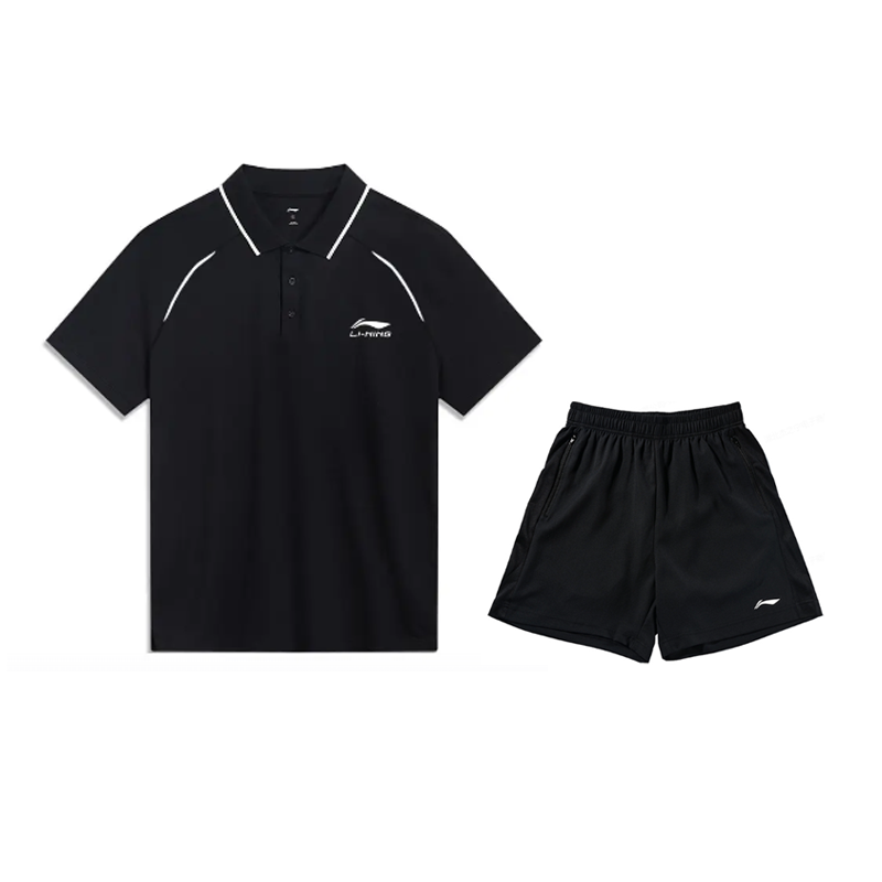 Li-Ning Li Ning Casual Sportswear Men's Polo Collar Moderate
