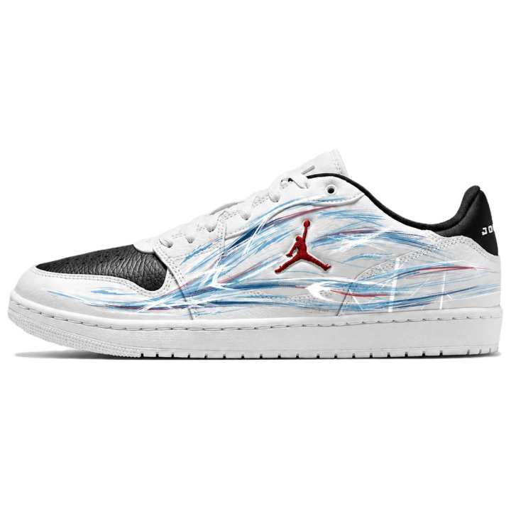 Jordan Jordan COURT CONNECT Skateboard Shoes Men's Low Top White Blue Black Red