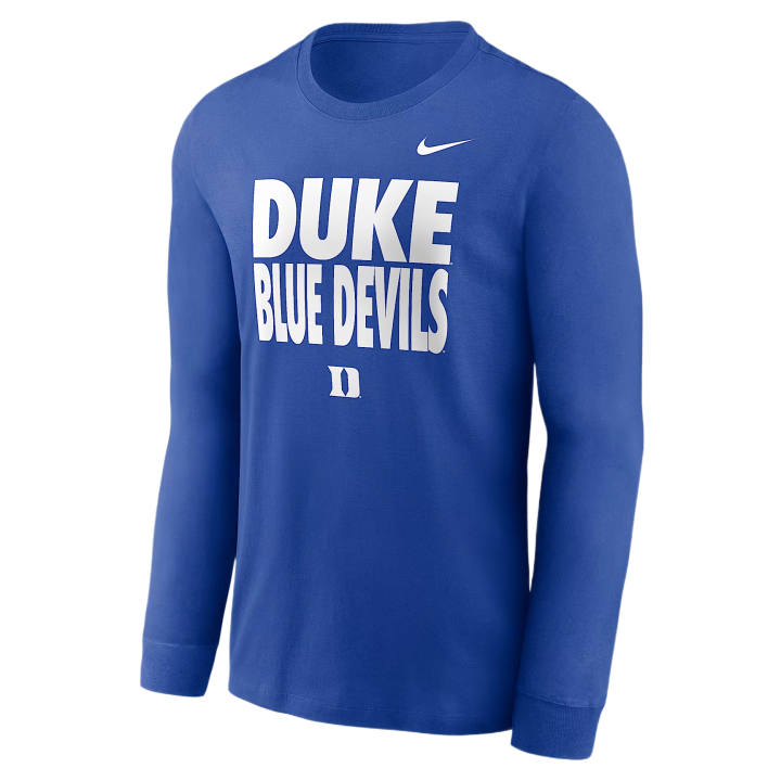 Nike Nike Dri Fit College T Shirts Men's Royal Gaming Crew Neck Moderate