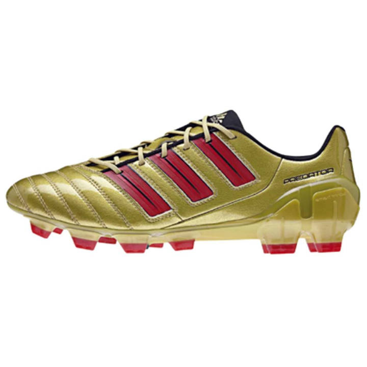 Adidas Adidas Adipower Predator Soccer Shoes Unisex Low Top Gold Red
