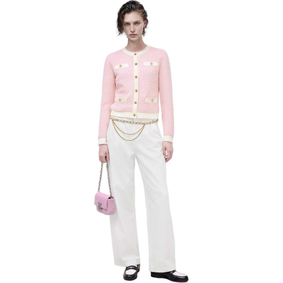 KARL LAGERFELD / Karl Lagerfeld Jeans Sweaters Women's Pink Crew Neck Moderate