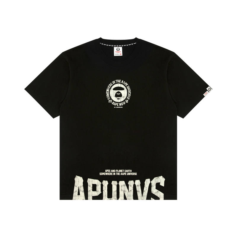 Aape T Shirts Men's Crew Neck Moderate Straight Fit