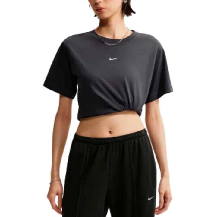 Nike Nike T Shirts Women's Gray Crew Neck