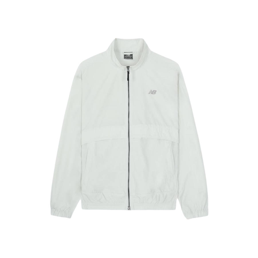 New Balance New Balance Jackets Unisex Light Gray Stand Collar Moderate