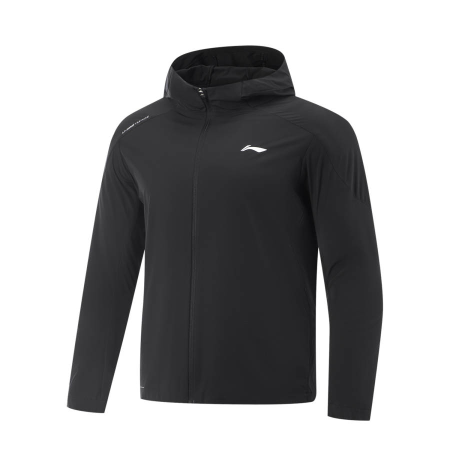 Li-Ning Li Ning Trench Coats Unisex Black Moderate