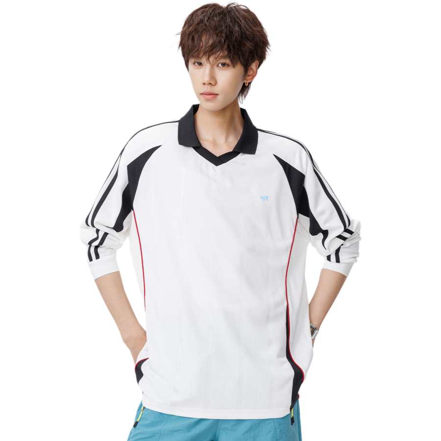 WARRIOR WARRIOR T Shirts Unisex Lapel Thin Straight Fit