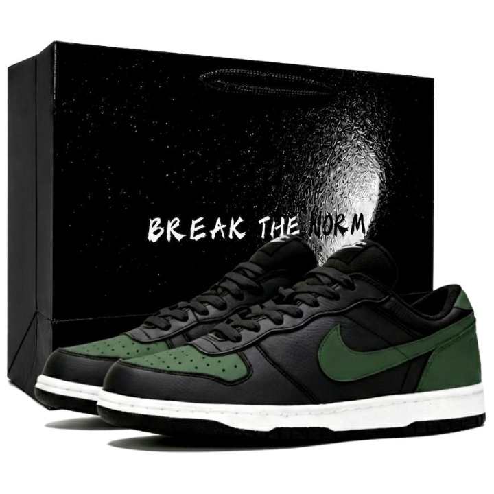Nike Nike Big Skateboard Shoes Men's Low Top Green
