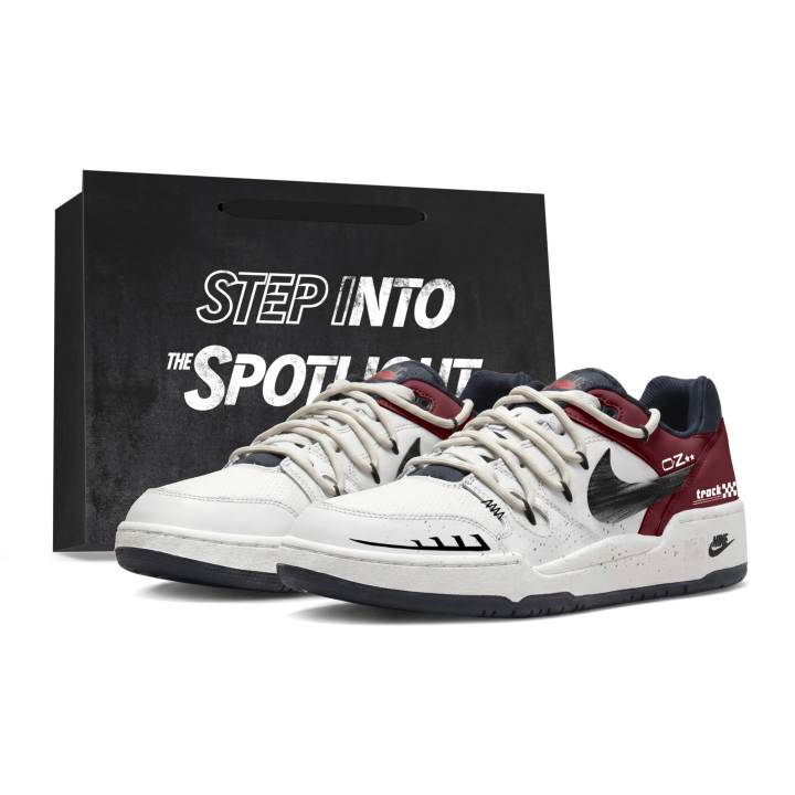 Nike Nike Full Force Skateboard Shoes Men's Low Top Red