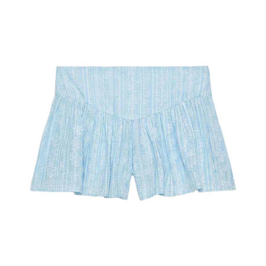 ZARA Casual Shorts Women's Blue/White
