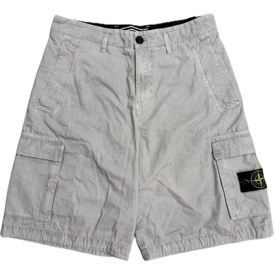 STONE ISLAND Cargo Shorts Men's Gray Moderate