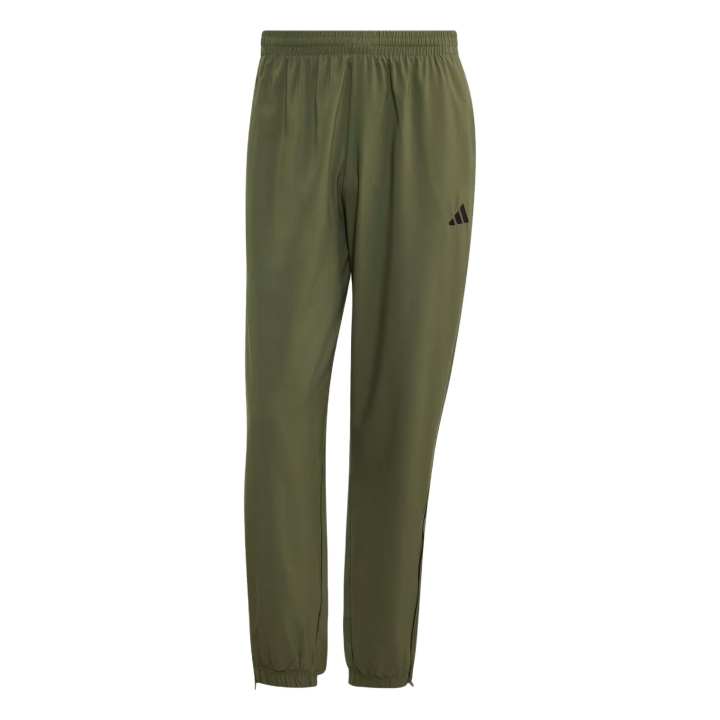 Adidas Adidas ESSENTIALS Casual Pants Men's Olive Green/Black Moderate Tapered Pants