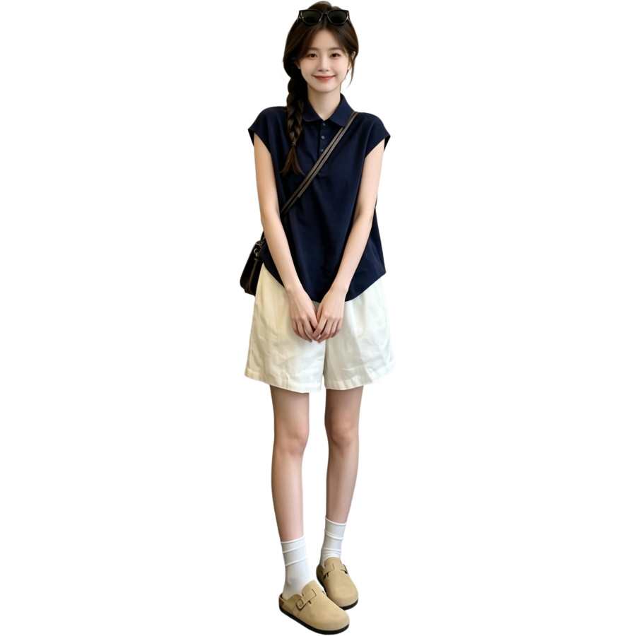 JBBCN Casual Suits Women's Polo Collar Moderate