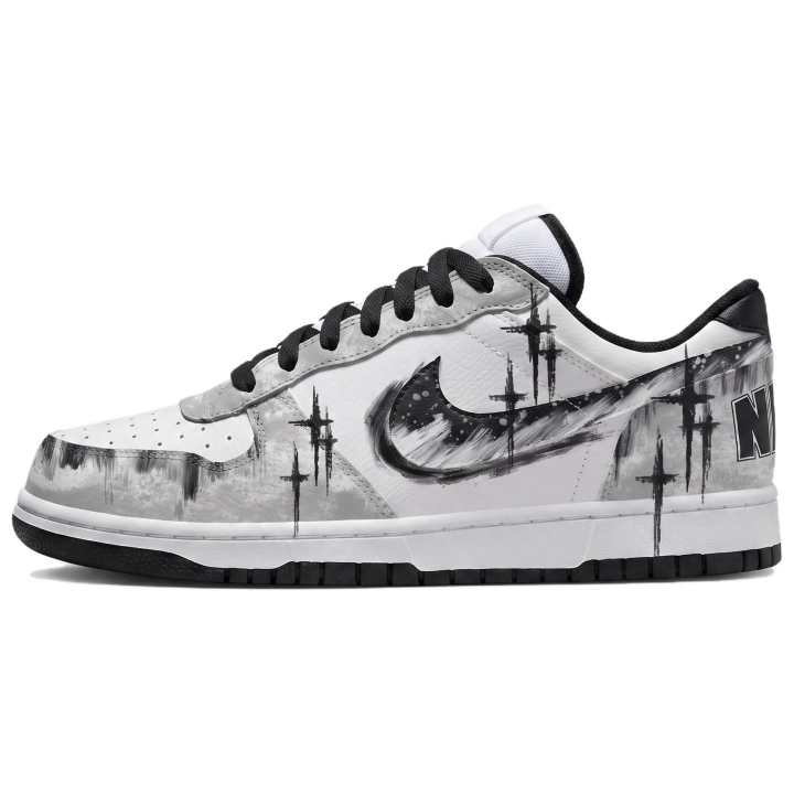 Nike Nike Big Skateboard Shoes Men's Low Top Black/White