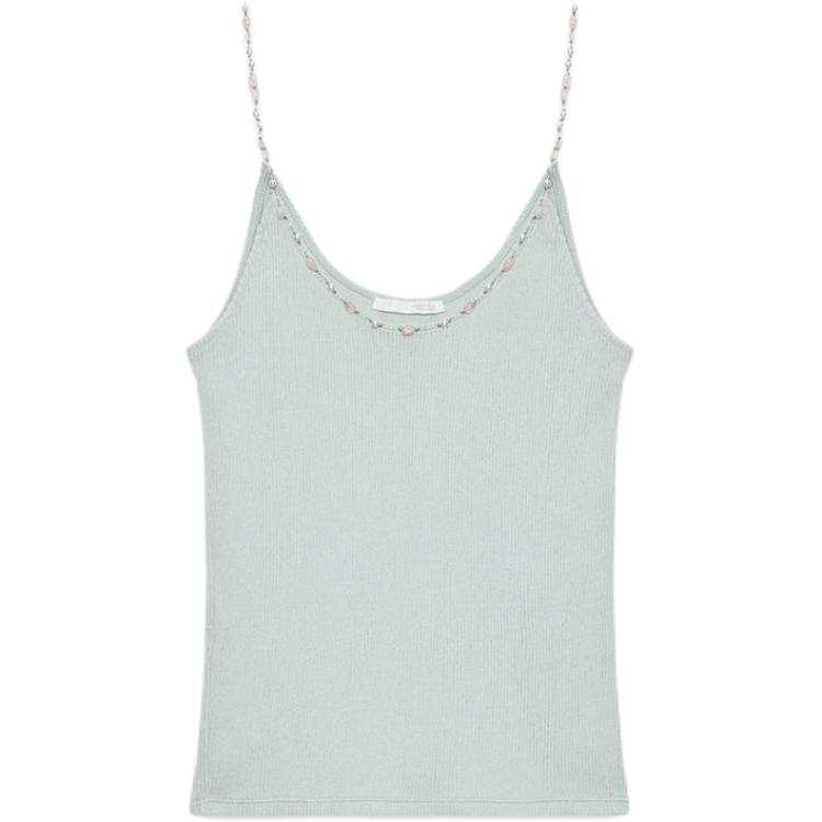 ZARA Camisoles Women's Pearl Gray Moderate