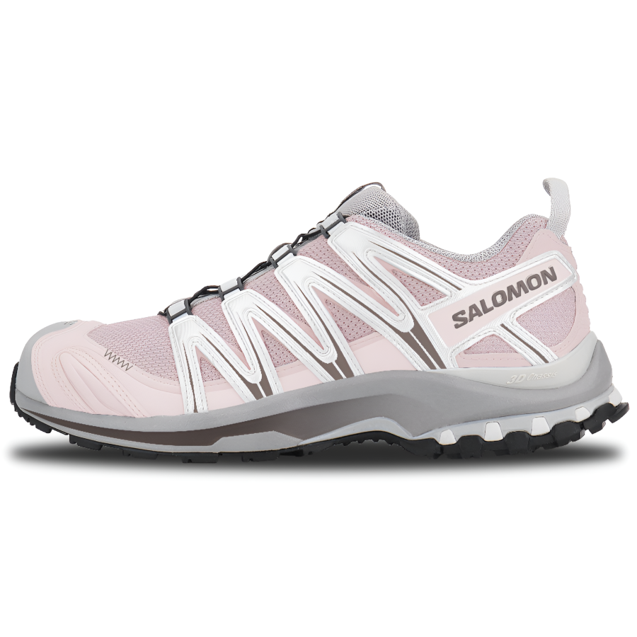 SALOMON XA PRO 3D Running Shoes Unisex Low Top Black/Gray/Pink/Brown