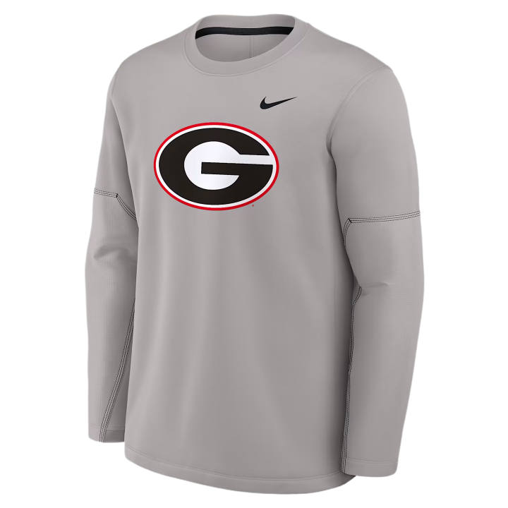Nike Nike Therma FIT T Shirts Men's Tin Gray/Black Crew Neck Moderate
