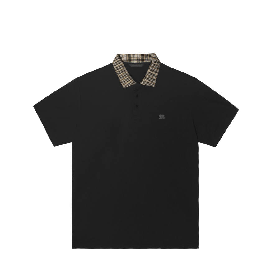 KOLON SPORT Polo Shirts Men's Black/Blk Polo Collar Moderate Other