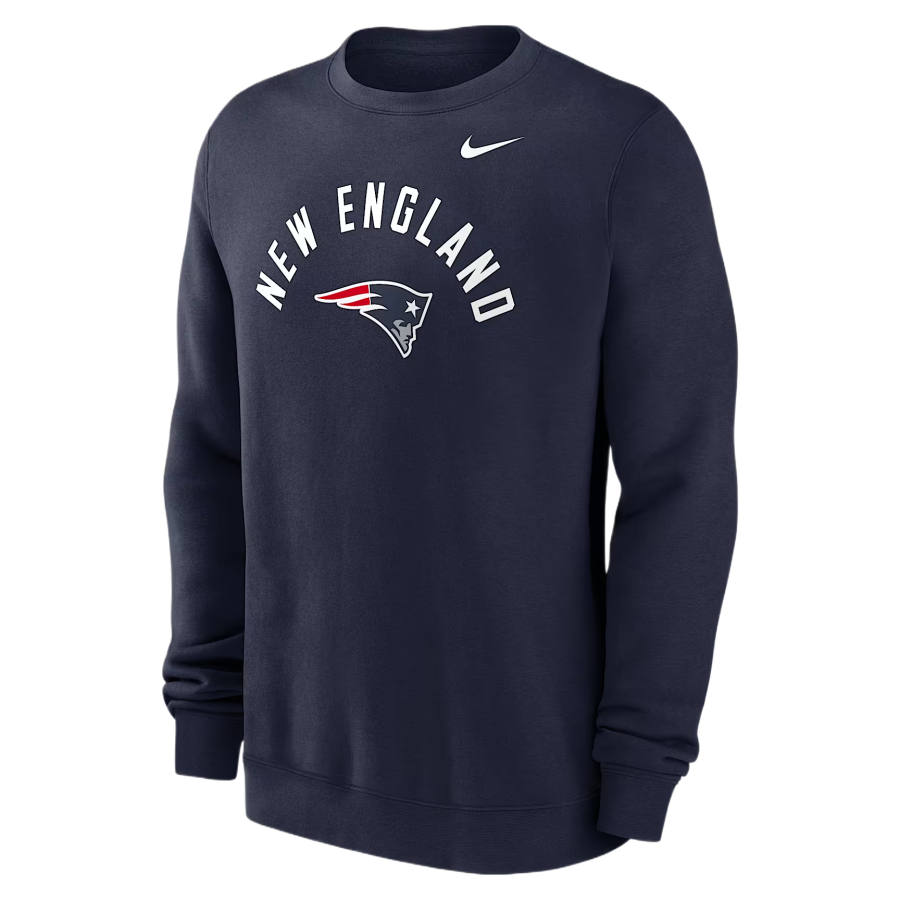Nike Nike NFL Sweatshirts Men's Marine Blue Crew Neck Moderate
