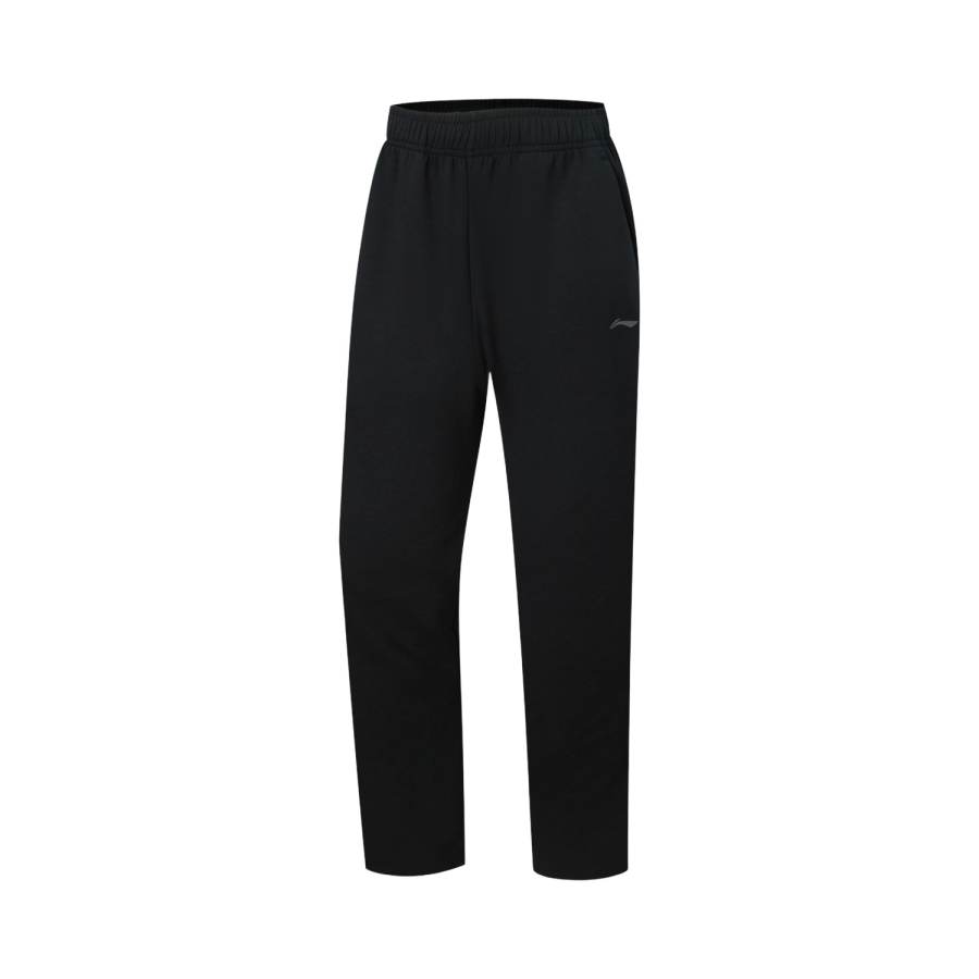 Li-Ning Li Ning Fitness Series Knitted Sweatpants Men's Black Moderate Straight Fit Pants