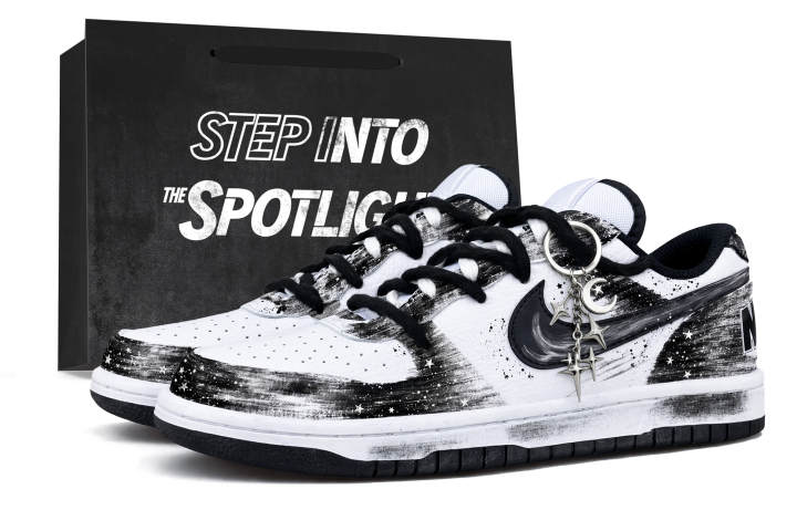 Nike Nike Big Skateboard Shoes Men's Low Top Night Black