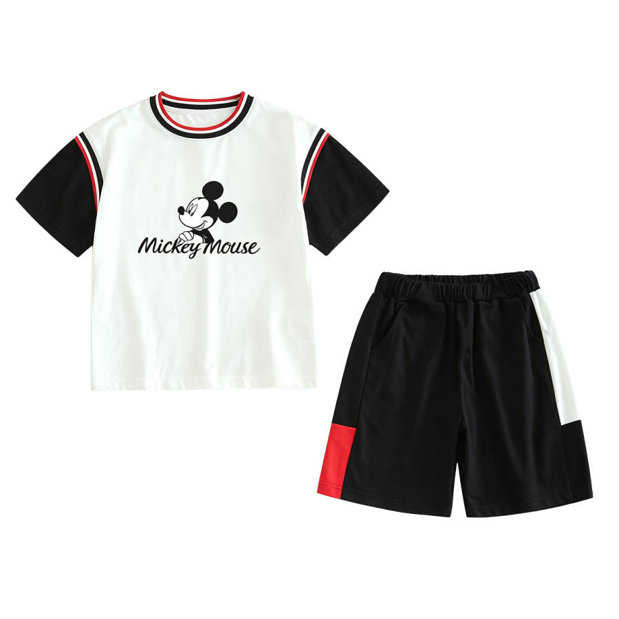 Disney Grade School Casual Sportswear Crew Neck Thin Stretch None