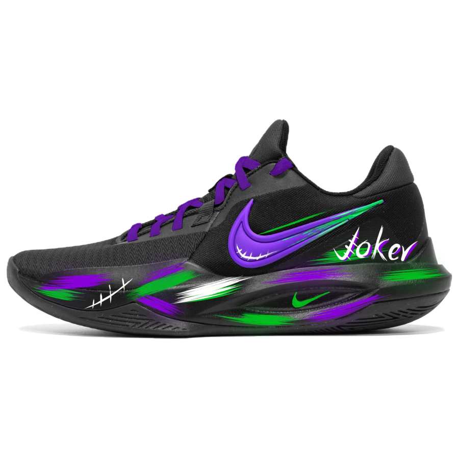 Nike Nike Precision 6 Basketball Shoes Men's Low Top Black/Purple