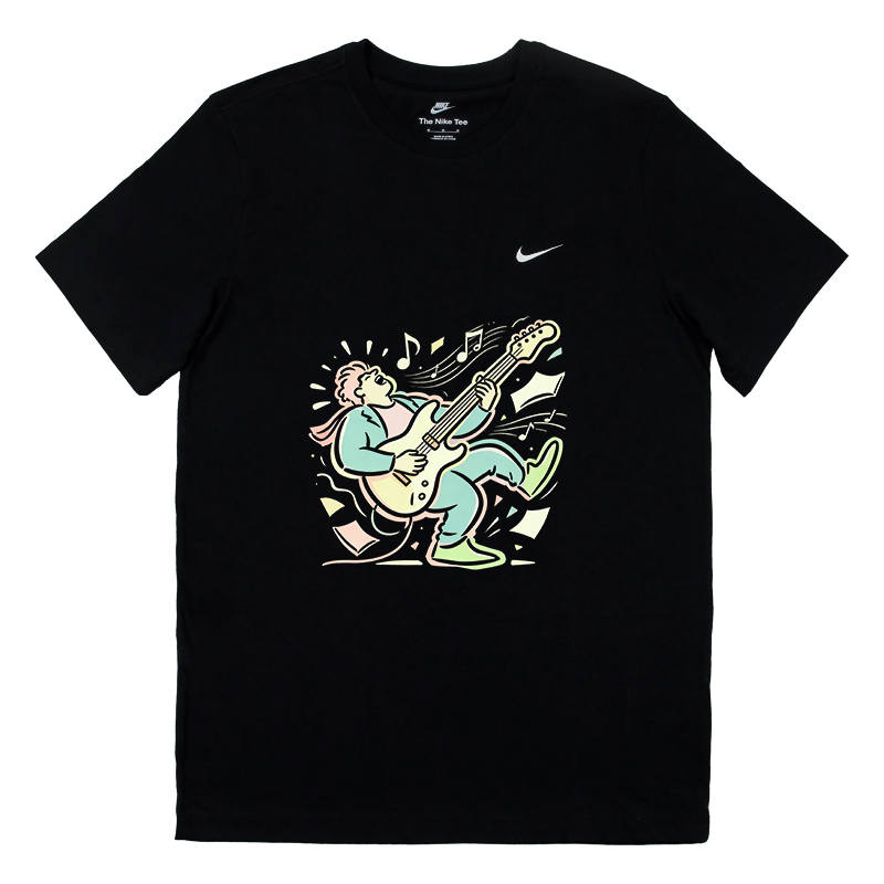 Nike Nike Sportswear T Shirts Unisex Black Crew Neck