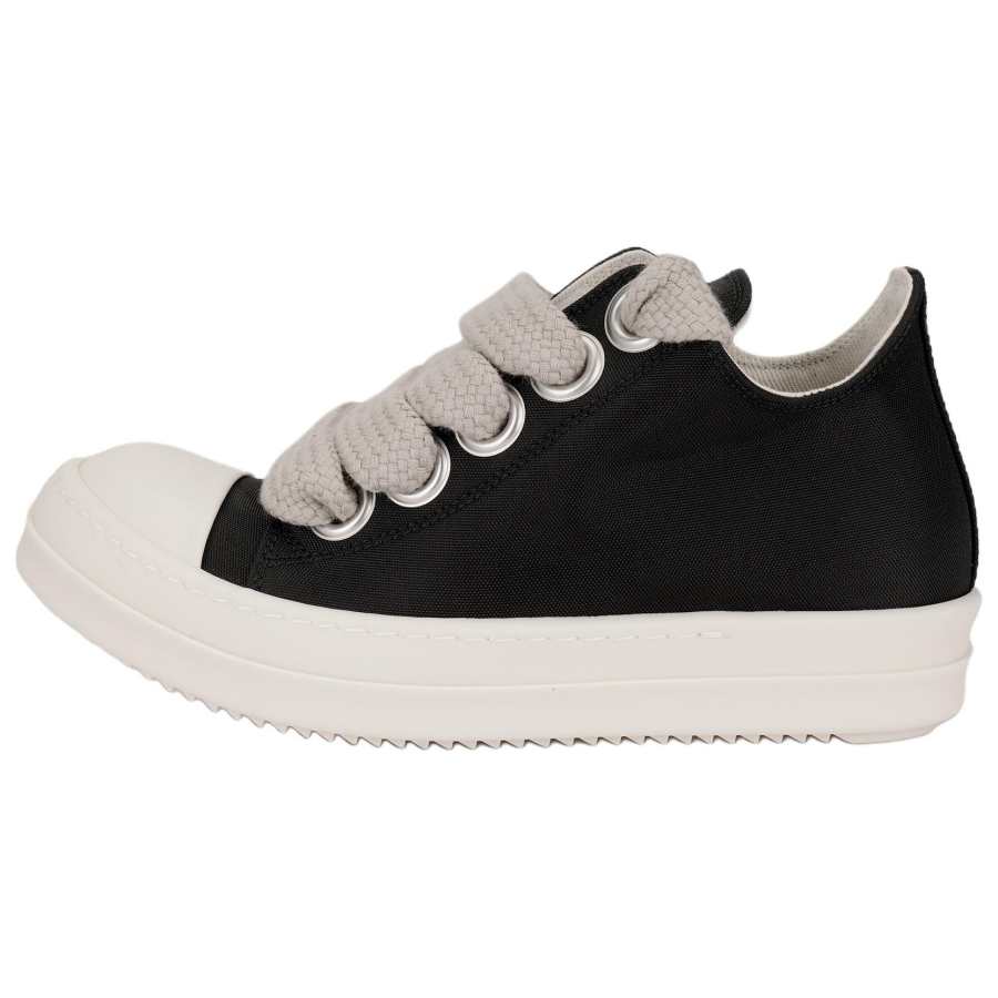 Rick Owens DRKSHDW White Base Low top Stylish Skateboarding Shoes Women's Black
