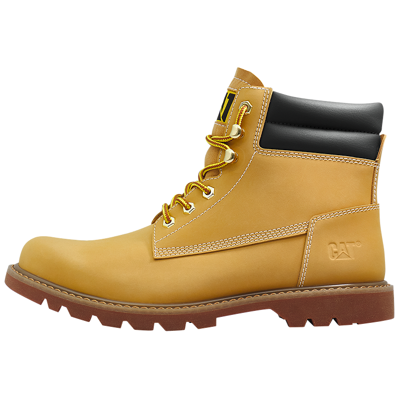 CAT CAT Work Boots Men's High Top Yellow