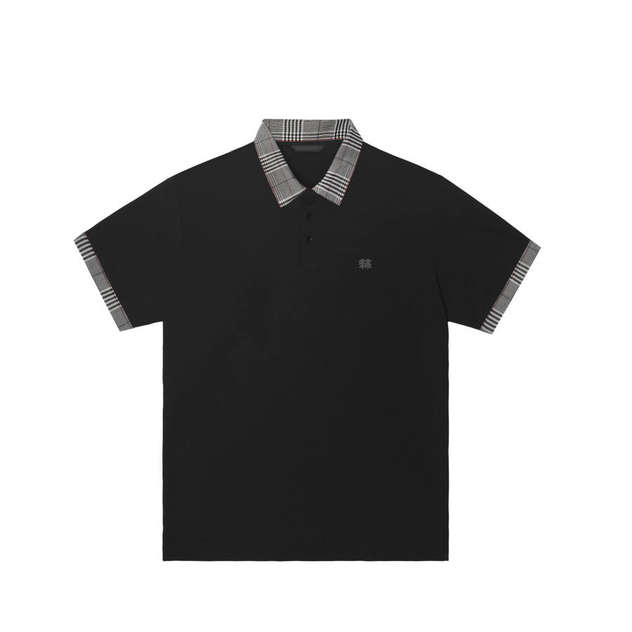 KOLON SPORT Polo Shirts Men's Black/Blk Polo Collar Moderate Other