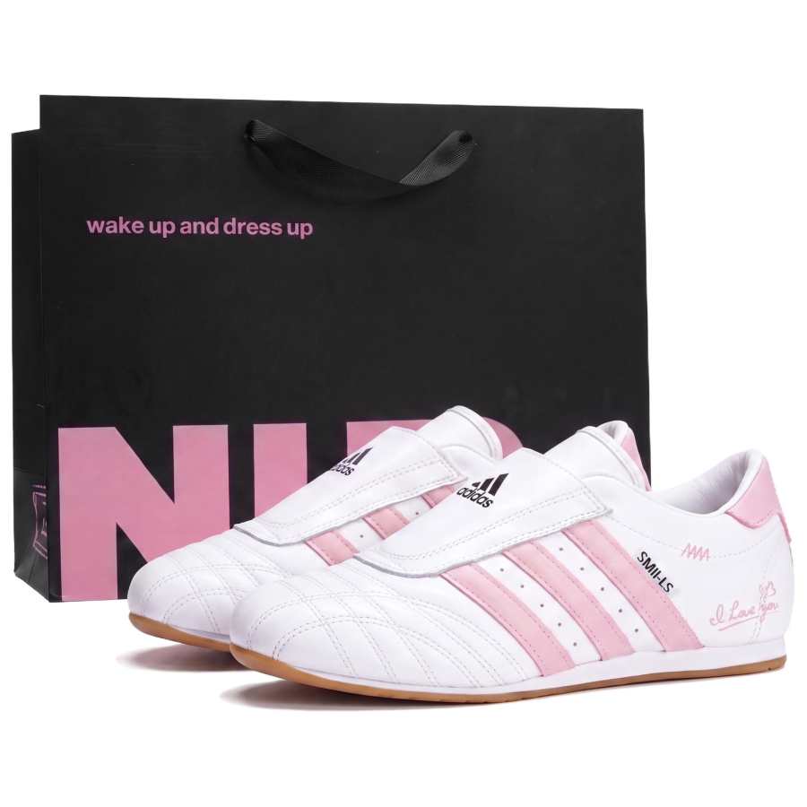 Adidas Adidas Taekwondo Training Shoes Women's Low Top Pink/White