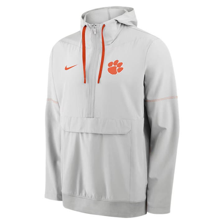 Nike Nike Jackets Men's Photon Dust/University Orange Hooded Non Detachable Moderate