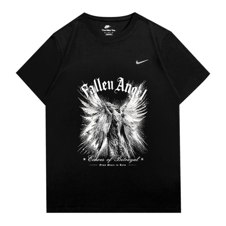 Nike Nike Sportswear T Shirts Unisex Black Crew Neck Moderate