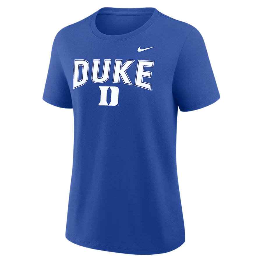 Nike Nike College T Shirts Women's Royal Crew Neck Moderate