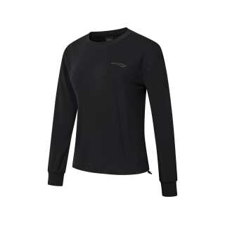 Saucony Sweatshirts Women's Jet Black Crew Neck Moderate