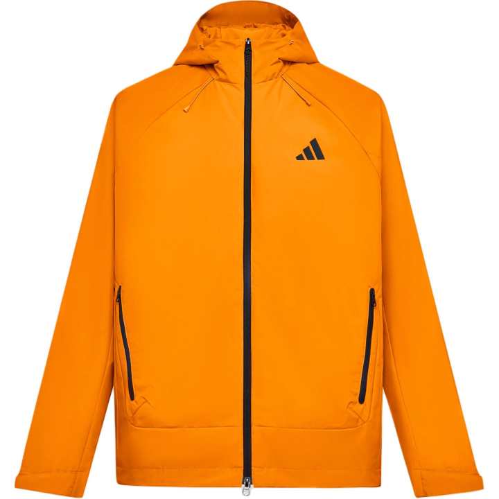 Adidas Adidas Jackets Unisex Dark Orange Hooded Non Detachable Moderate
