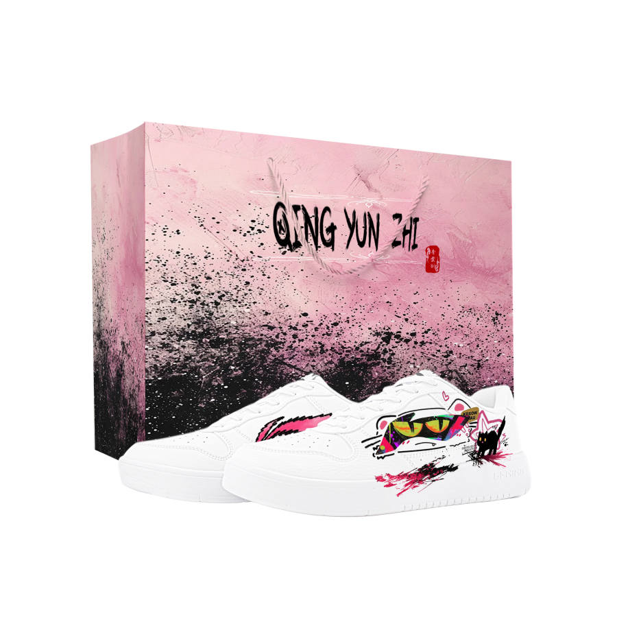 Li-Ning Li Ning Floating Boat Skateboard Shoes Unisex Low Top White