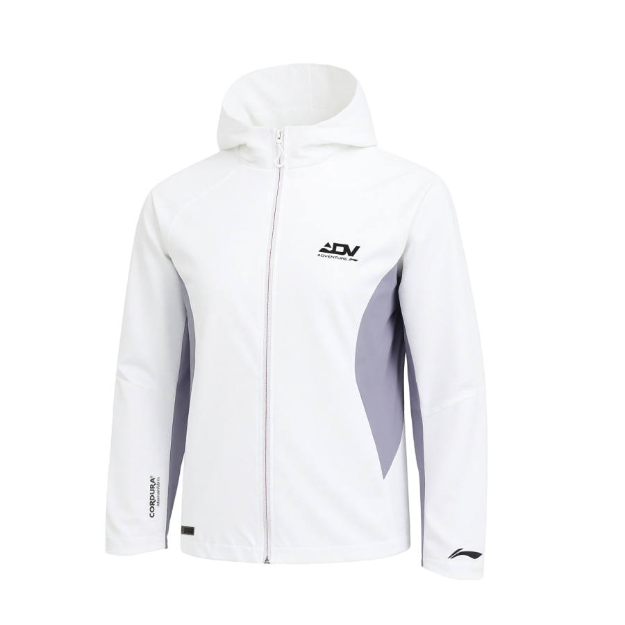 Li-Ning Li Ning Trench Coats Men's Standard White/Misty Gray Purple Moderate