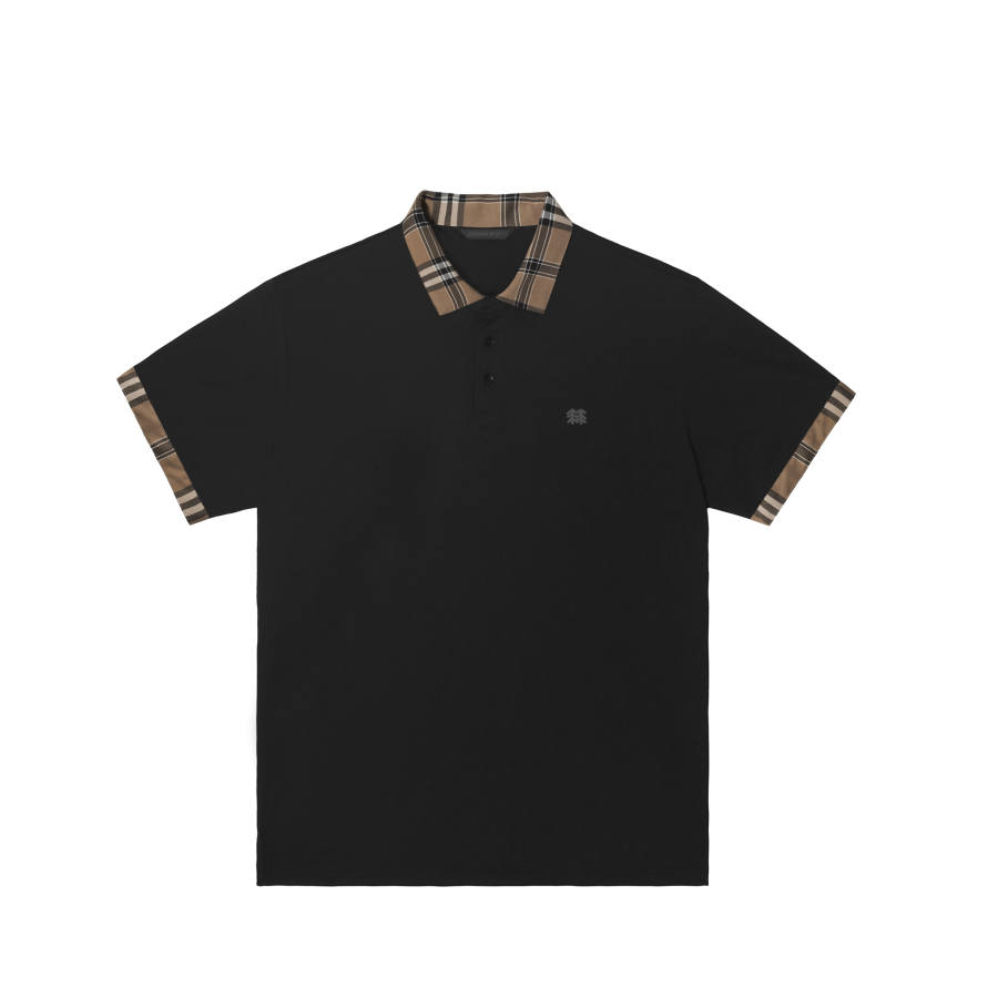 KOLON SPORT Polo Shirts Men's Black/Blk Polo Collar Moderate Other
