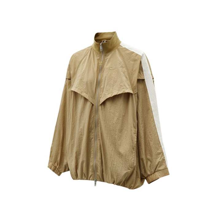 Nike Nike Jackets Women's Khaki Stand Collar Moderate