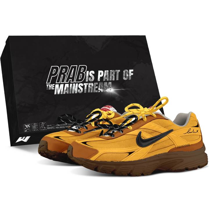 Nike Nike Initiator Running Shoes Unisex Low Top Yellow/Brown