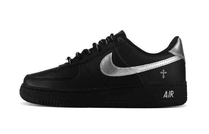 Nike Nike Air Force 1 Skateboard Shoes Unisex Low Top Silver