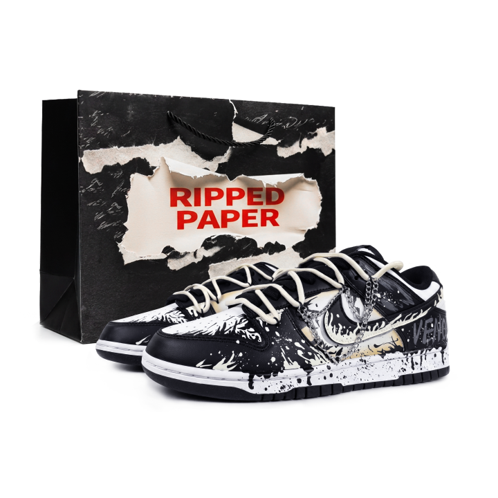 Nike Nike Dunk Skateboard Shoes Unisex Low Top Black White
