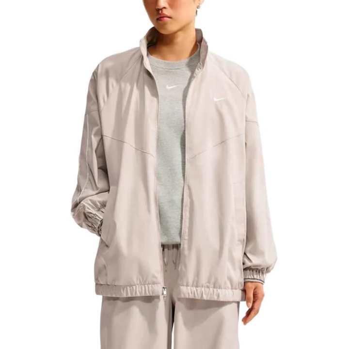 Nike Nike Sportswear Jackets Women's Ecru Stand Collar Moderate