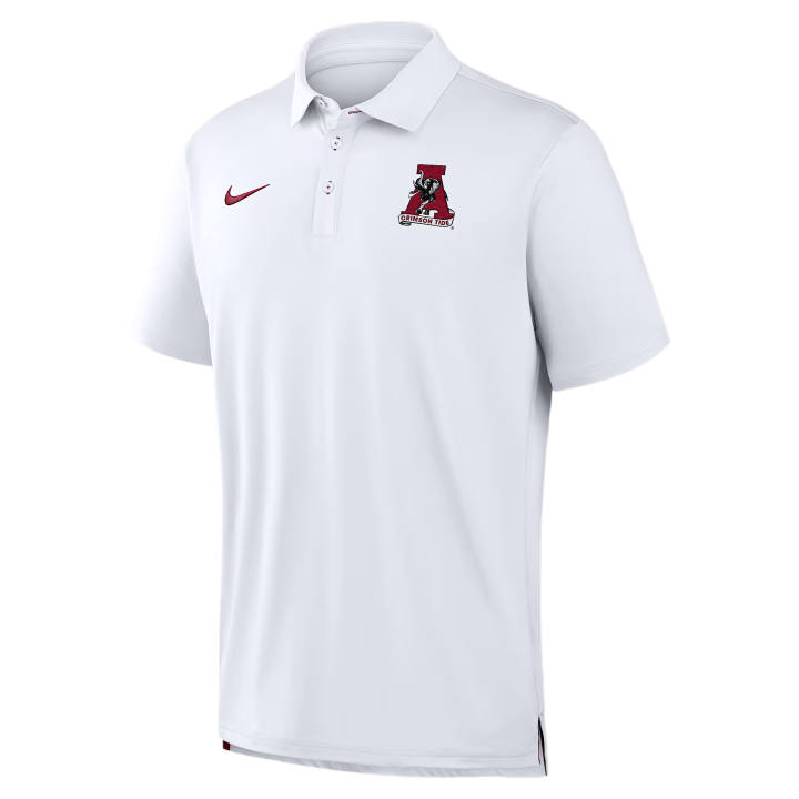 Nike Nike Dri Fit College Polo Shirts Men's White Team/Crimson Team Polo Collar Moderate