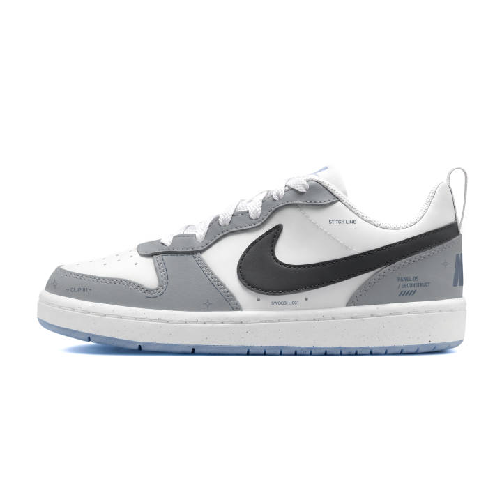Nike Nike Court Borough Skateboard Shoes Unisex Low Top White/Blue/Gray