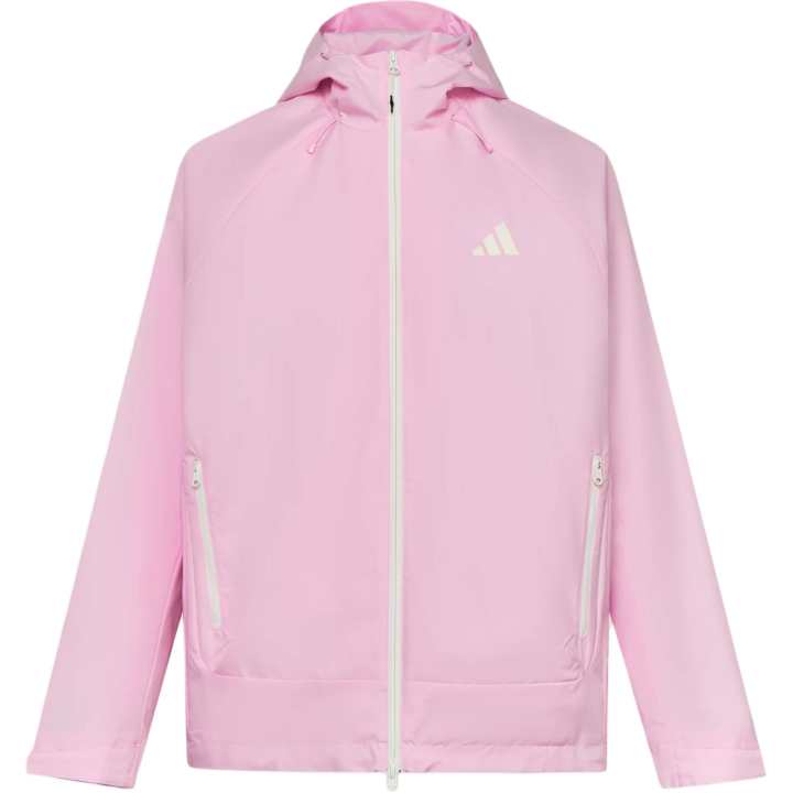 Adidas Adidas Jackets Unisex Clear Pink Hooded Non Detachable Moderate